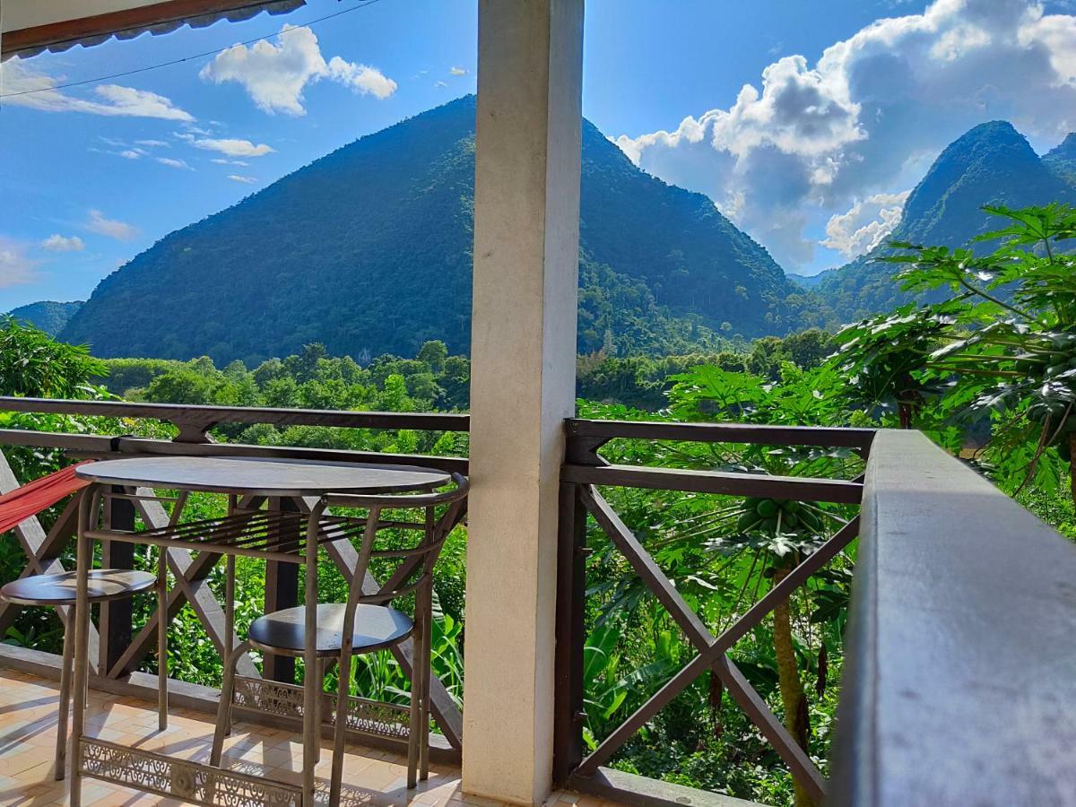 Sunset Bungalows & Gh Muang Ngoi Ngoại thất bức ảnh